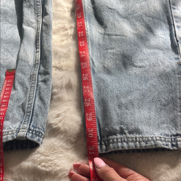 White Fox Boutique Light Blue Straight Leg Jeans - Picture 12 of 14
